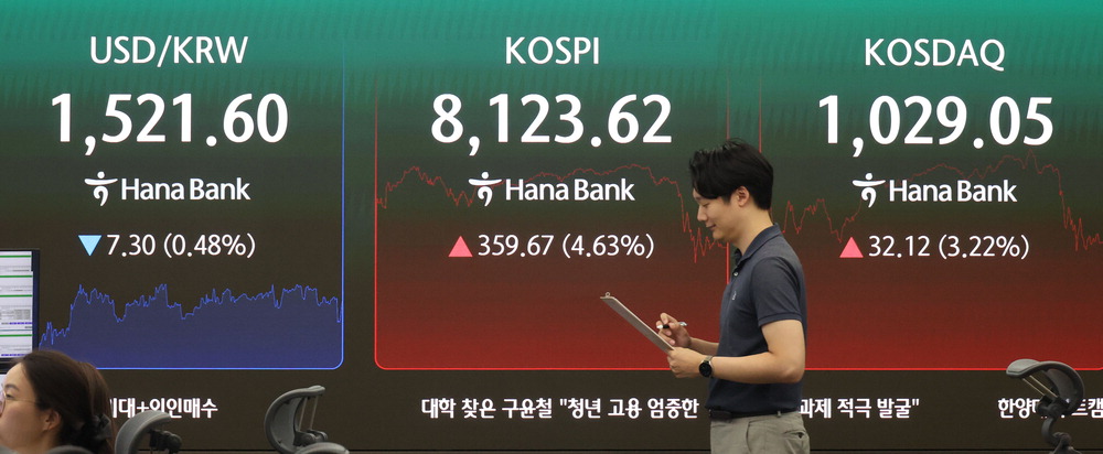 외국인 투자자 한달여 만에 귀환, 반도체·소부장 2.2조 순매수에 코스피 급등