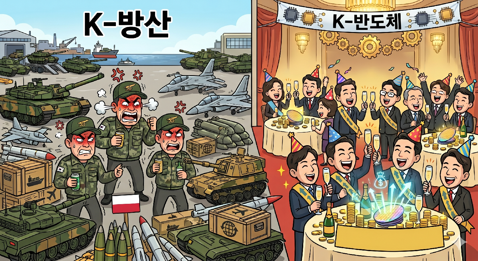 K방산주 두 자릿수 조정에도 하반기 실적 기대, 저점매수론 재부상